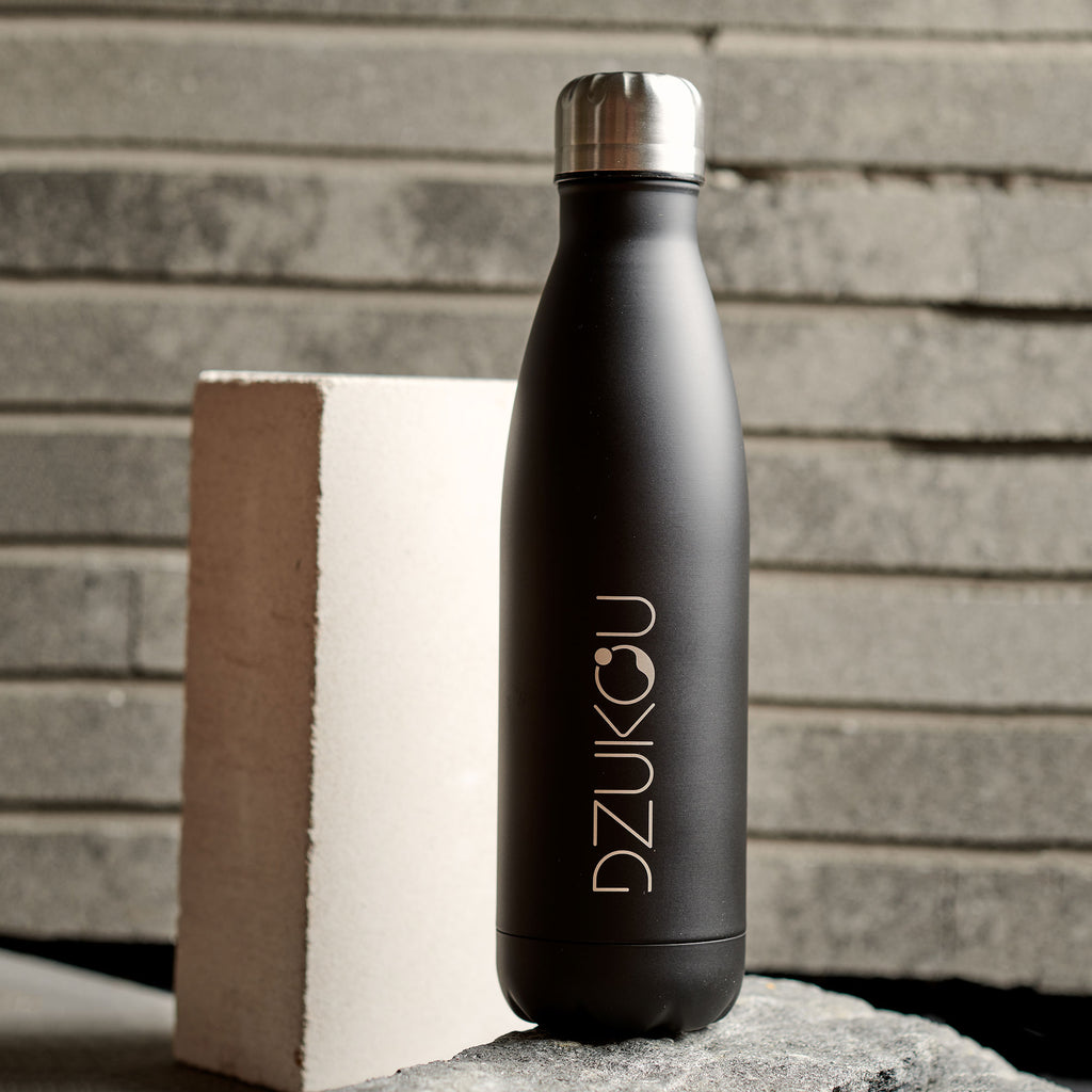 Dzukou Mechuka Matte Black Thermos Bottle – 500 ml