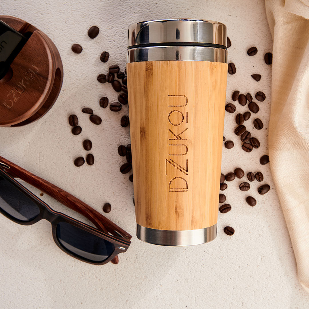 Dzukou Bamboo Thermal Travel Mug – 450 ml