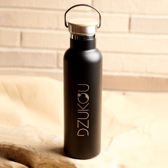 Dzukou Matte Black Thermos Bottle – 500 ml