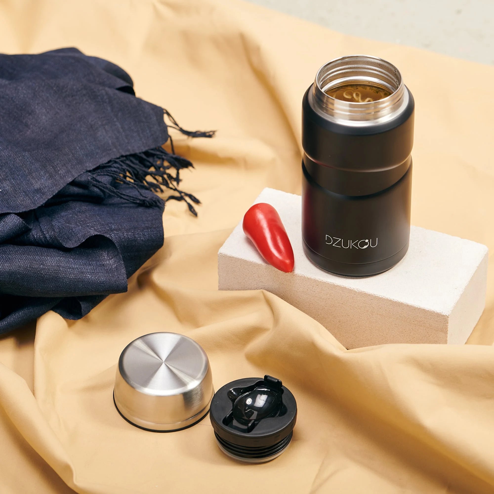 Dzukou Steel Lunch Pot – 750 ml